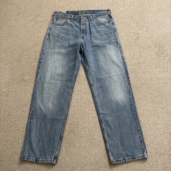 Levi's Men's Stay Loose Ankle Straight Blue Jeans Light Wash Size 33/32 Cotton - Picture 3 of 9